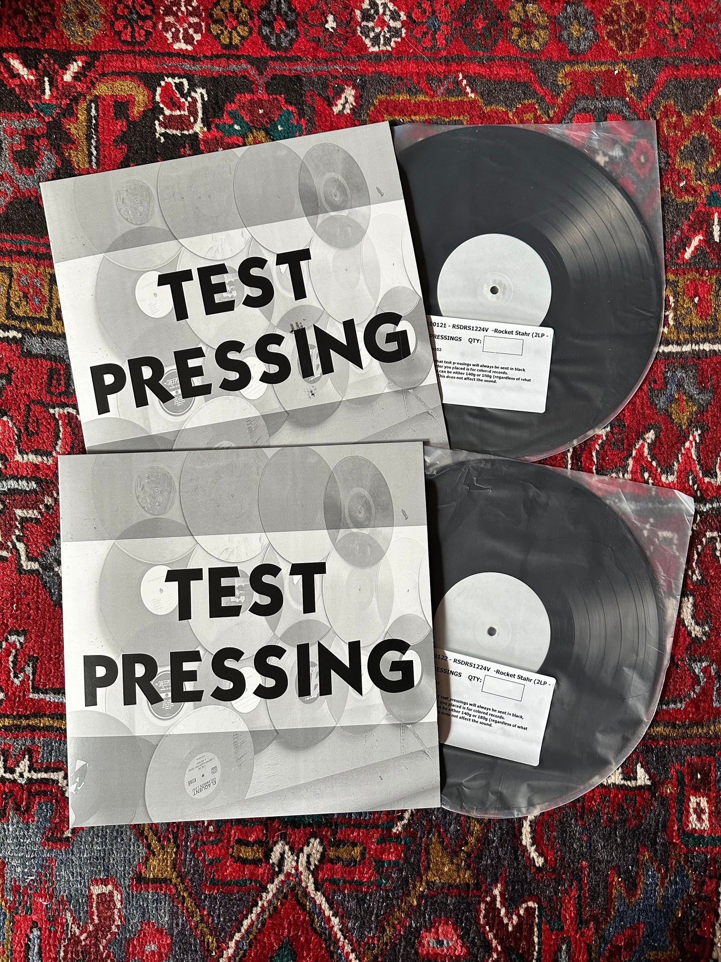 TEST PRESSINGS for the DOUBLE-VINYL SOUNDTRACK!!! Only 6 of 10 Left!