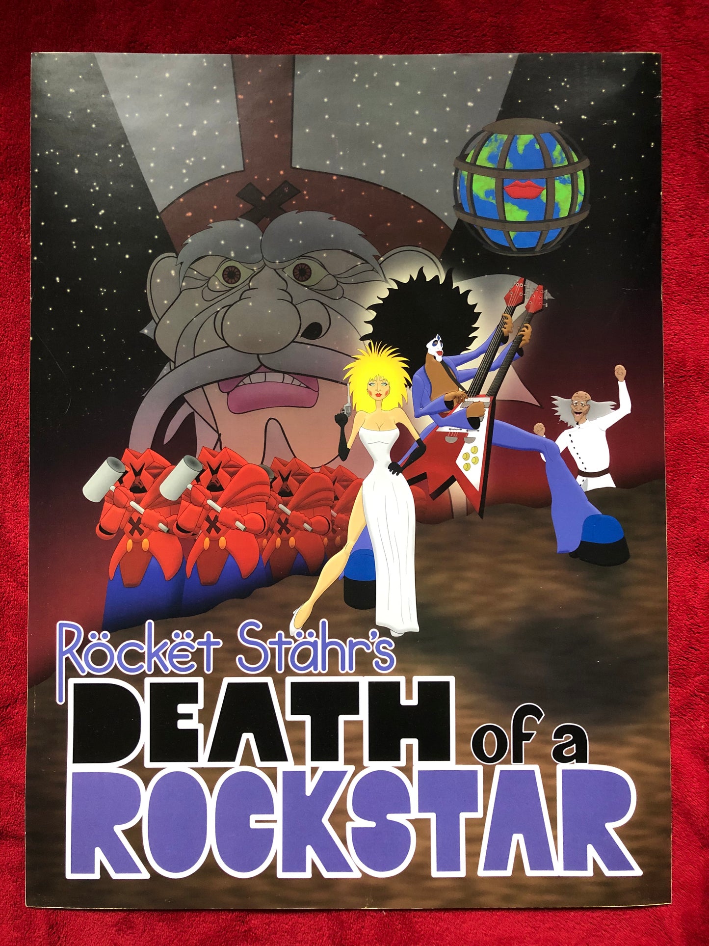 Signed "Death of a Rockstar" Official Movie Poster, 18x24