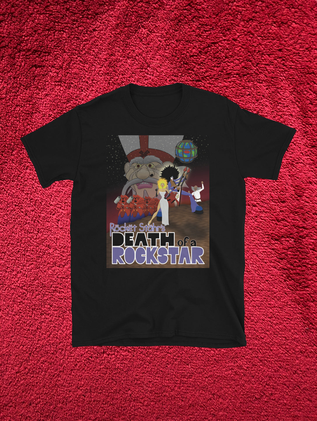 "Death of a Rockstar" Short-Sleeve Unisex T-Shirt